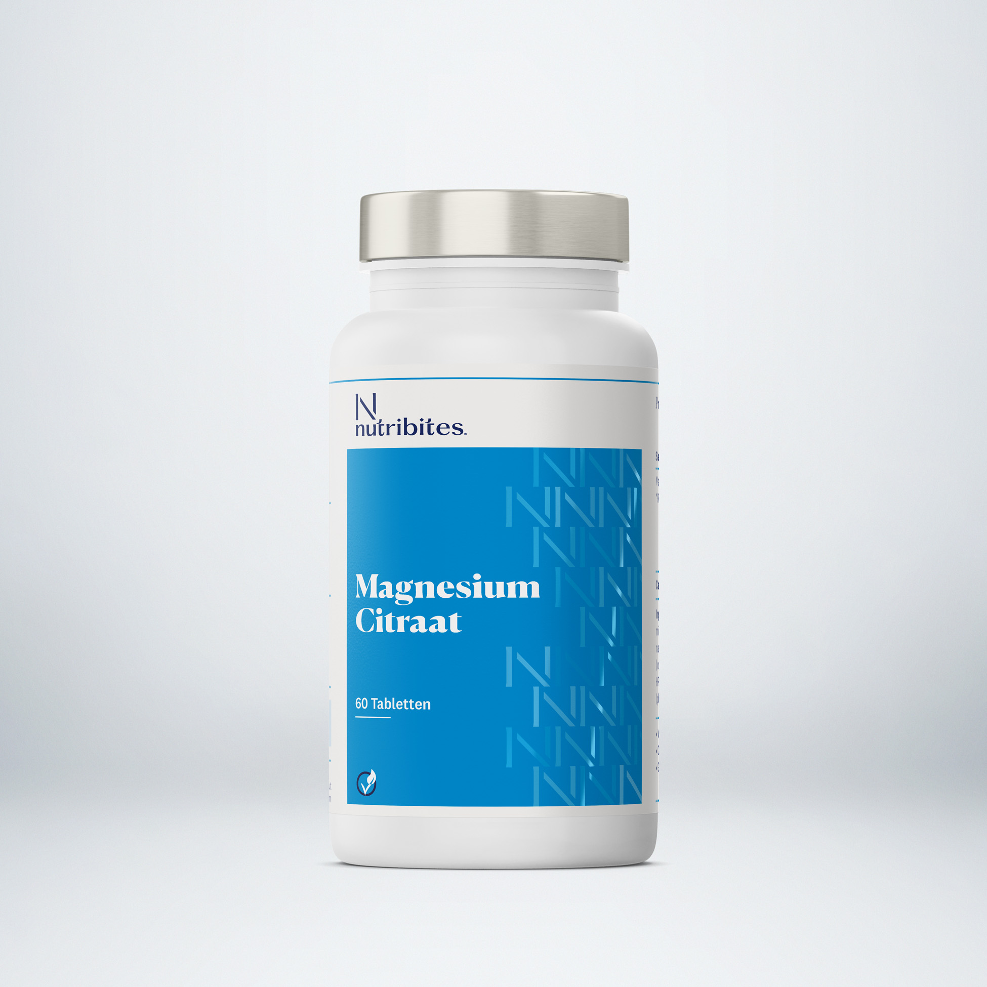  Magnesiumcitraat - een goed opneembare vorm van magnesium - 60 vegan tabletten -