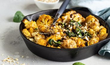 Kruidieg-bloemkool-tempeh-recept-gezond-dieet-voeding-afvallen-vitamines-voedingswaarde