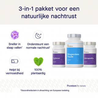 Magnesium Nacht Nachtrustbundel USPs