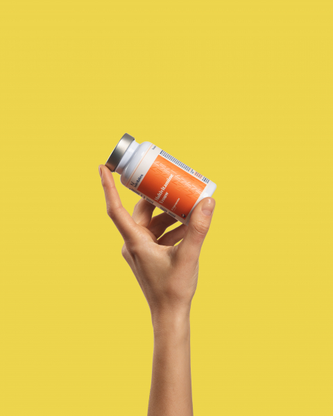 Multivitamine Vrouw Hand