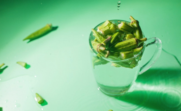Okra water drink